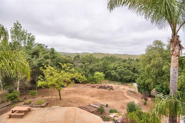 25919 Matlin Rd, Ramona, CA 92065 - view of patio with a view of trees