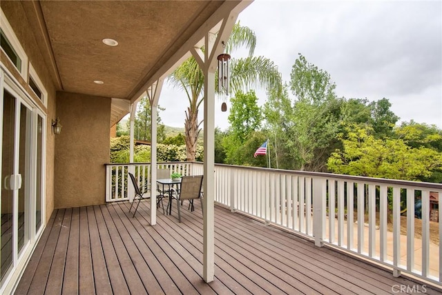 25919 Matlin Rd, Ramona, CA 92065 - deck with outdoor dining space