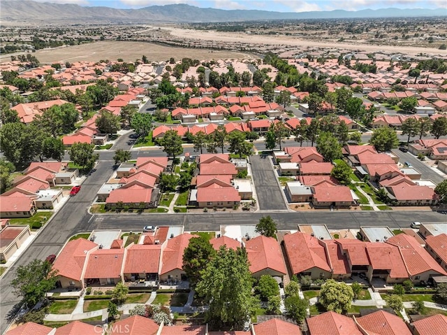 19128 Cedar Dr, Apple Valley, CA 92308 - aerial perspective of suburban area featuring a mountainous background