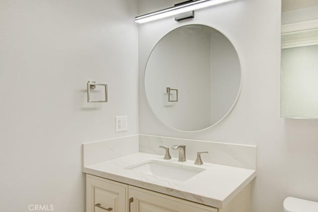 767 Calle Aragon Unit A, Laguna Woods, CA 92637 - bathroom featuring vanity and toilet