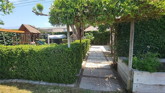 143 Warren Ave, Santa Paula, CA 93060 - view of yard with a playground