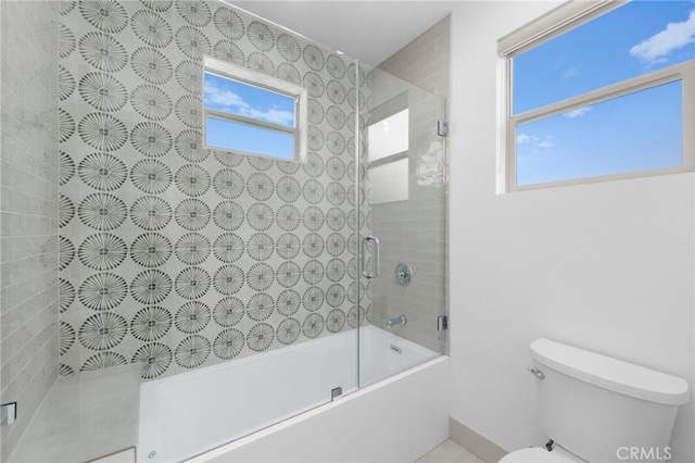 16221 Orizaba Ave, Paramount, CA 90723 - full bath featuring toilet and shower / bath combination with glass door