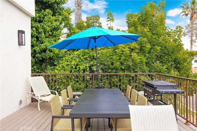 617 Iris Ave, Corona Del Mar, CA 92625 - wooden deck featuring outdoor dining space