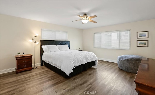 617 Iris Ave, Corona Del Mar, CA 92625 - bedroom featuring wood finished floors and a ceiling fan