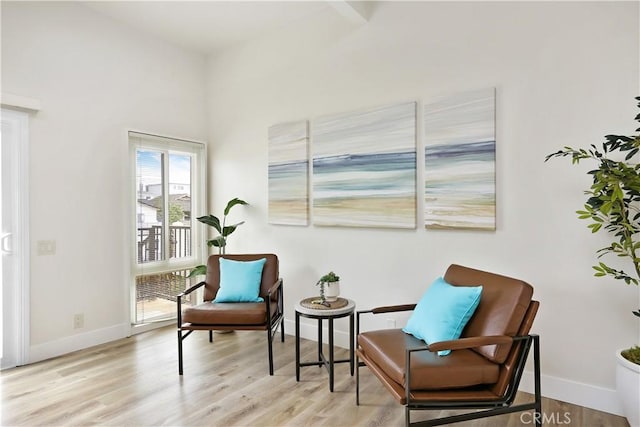 617 Iris Ave, Corona Del Mar, CA 92625 - living area with baseboards and wood finished floors