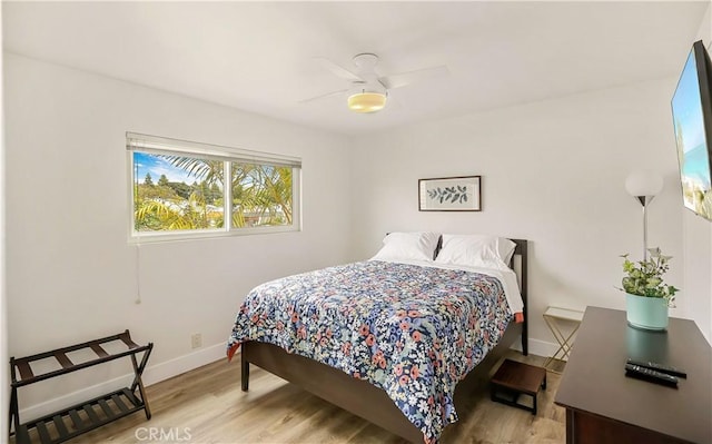 617 Iris Ave, Corona Del Mar, CA 92625 - bedroom featuring wood finished floors and ceiling fan