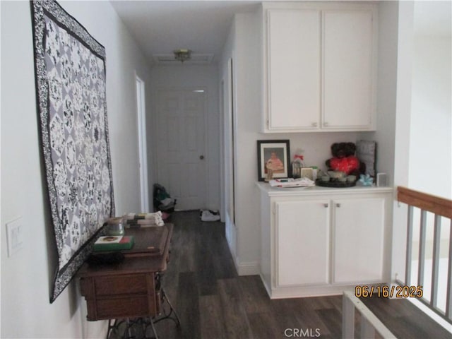 9244 Whitting Way, Riverside, CA 92508 - corridor with dark wood-style flooring