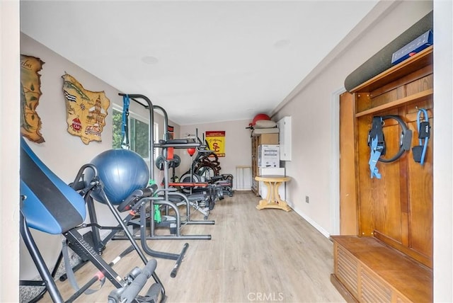 1115 E Sierra Madre Ave, Glendora, CA 91741 - workout area featuring wood finished floors