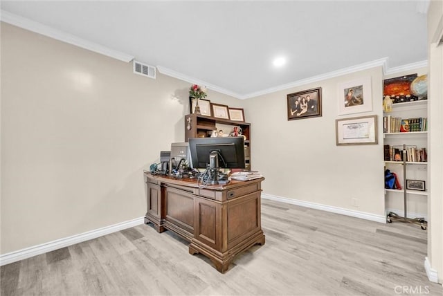 1115 E Sierra Madre Ave, Glendora, CA 91741 - office space featuring light wood finished floors and crown molding