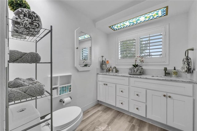 1115 E Sierra Madre Ave, Glendora, CA 91741 - full bath featuring double vanity and wood finished floors