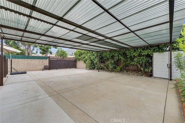 1115 E Sierra Madre Ave, Glendora, CA 91741 - view of patio / terrace featuring a gate and a carport