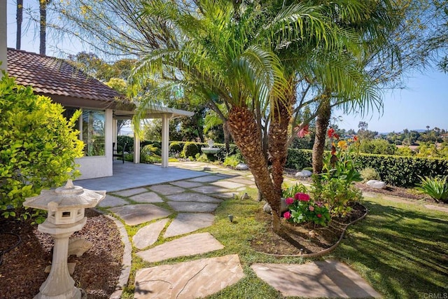 12870 Circulo Dardo, San Diego, CA 92128 - view of yard with a patio area