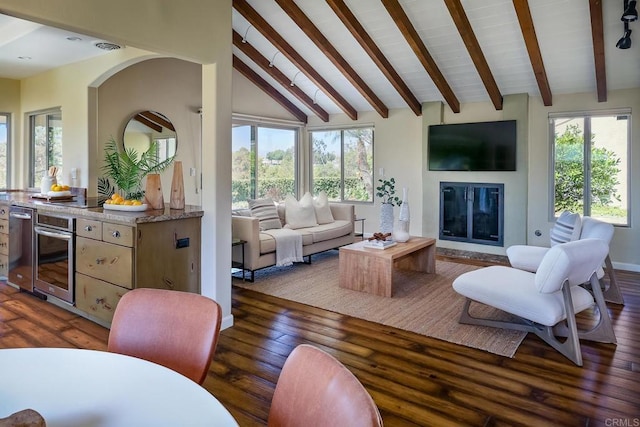 12870 Circulo Dardo, San Diego, CA 92128 - living area with wood-type flooring