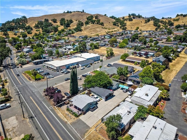 4235 Lakeshore Blvd, Lakeport, CA 95453 - aerial perspective of suburban area featuring a mountain backdrop