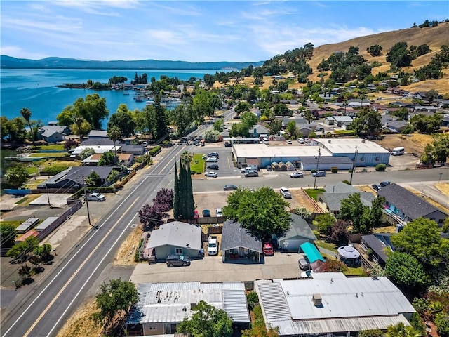 4235 Lakeshore Blvd, Lakeport, CA 95453 - drone / aerial view of a water and mountain view