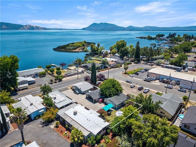 4235 Lakeshore Blvd, Lakeport, CA 95453 - aerial view of a water and mountain view