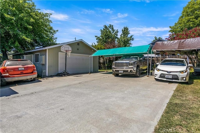 4235 Lakeshore Blvd, Lakeport, CA 95453 - view of front facade with an outdoor structure and a carport