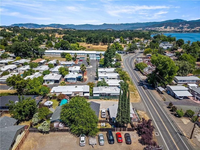 4235 Lakeshore Blvd, Lakeport, CA 95453 - aerial perspective of suburban area with a mountain backdrop