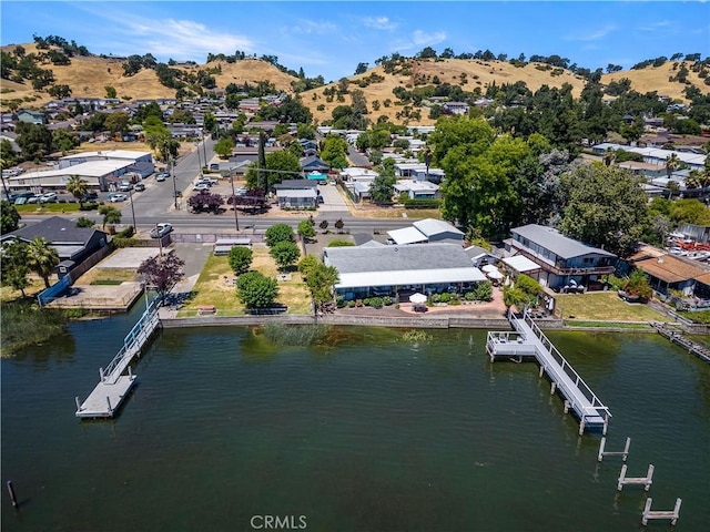 4235 Lakeshore Blvd, Lakeport, CA 95453 - aerial view of residential area with a water and mountain view