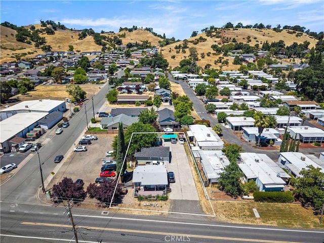 4235 Lakeshore Blvd, Lakeport, CA 95453 - aerial view of property and surrounding area with property boundaries highlighted and mountains