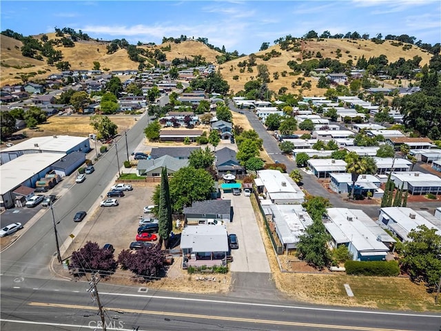 4235 Lakeshore Blvd, Lakeport, CA 95453 - aerial perspective of suburban area featuring a mountain backdrop