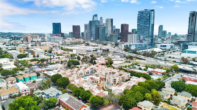 1118 Valencia St Unit 120, Los Angeles, CA 90015 - drone / aerial view of city skyline