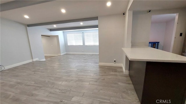 8649 Cantaloupe Ave, Panorama City, CA 91402 - unfurnished room featuring recessed lighting and light wood finished floors