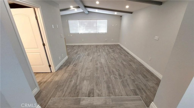 8649 Cantaloupe Ave, Panorama City, CA 91402 - spare room featuring wood finished floors and baseboards