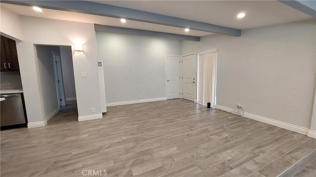 8649 Cantaloupe Ave, Panorama City, CA 91402 - basement featuring recessed lighting and light wood-type flooring