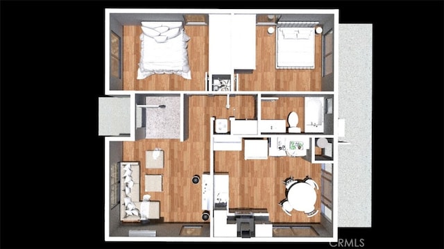 6577 Morongo Rd Unit 29, Palms, CA 92277 - view of room layout