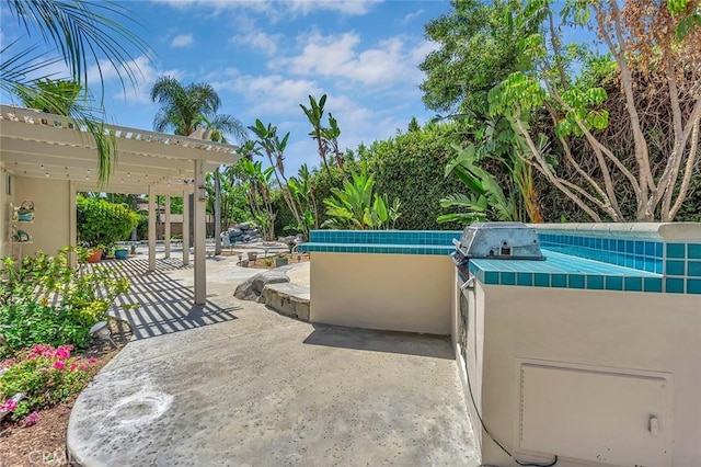 6041 Calle Mirador, Yorba Linda, CA 92886 - view of patio / terrace featuring area for grilling