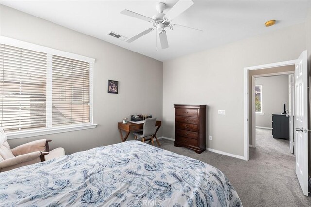 42639 Biscay, Lancaster, CA 93536 - bedroom with carpet flooring and ceiling fan