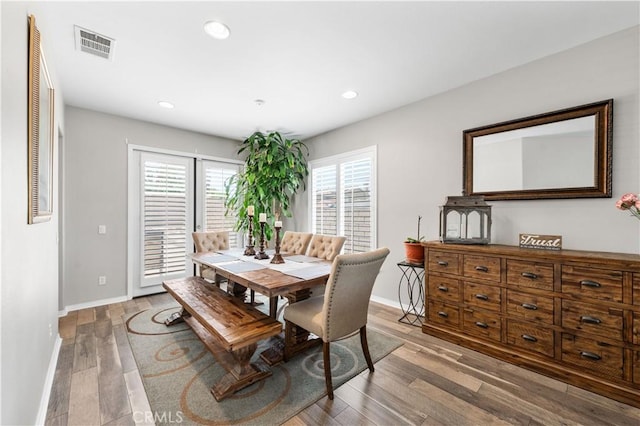 42639 Biscay, Lancaster, CA 93536 - dining room featuring wood finished floors and recessed lighting