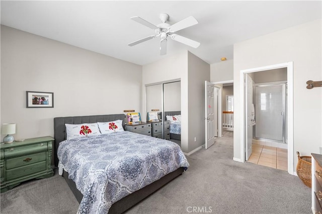 42639 Biscay, Lancaster, CA 93536 - carpeted bedroom featuring a closet and a ceiling fan