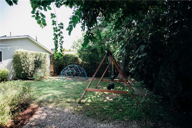 17442 Burma St, Encino, CA 91316 - view of grassy yard featuring a playground