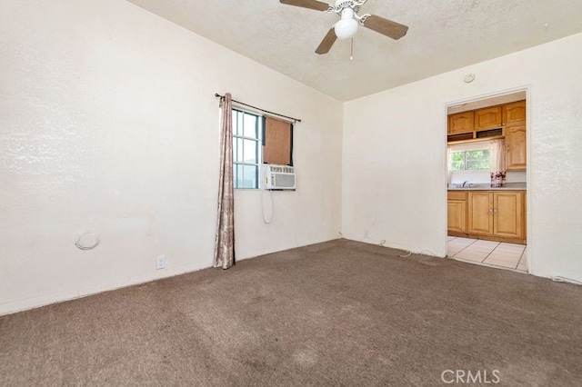 329 N Bushnell Ave, Alhambra, CA 91801 - unfurnished room featuring light carpet, a ceiling fan, and healthy amount of natural light