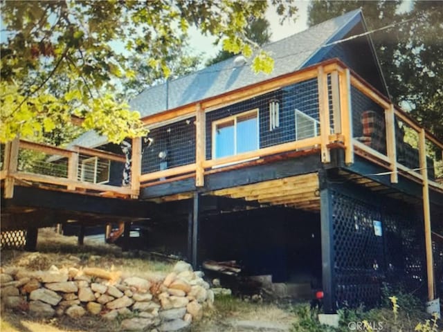 29746 Redwood Rd, Cedar Glen, CA 92321 - view of property exterior featuring a deck