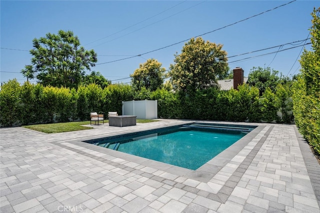 251 S Griffith Park Dr, Burbank, CA 91506 - view of swimming pool with a patio area