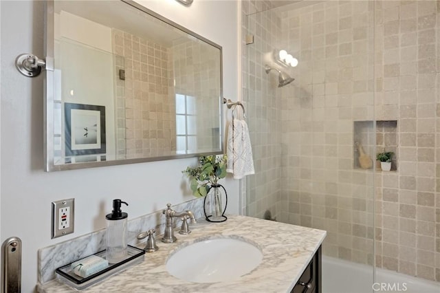 525 Manhattan Beach Blvd, Manhattan Beach, CA 90266 - full bathroom featuring vanity and  shower combination