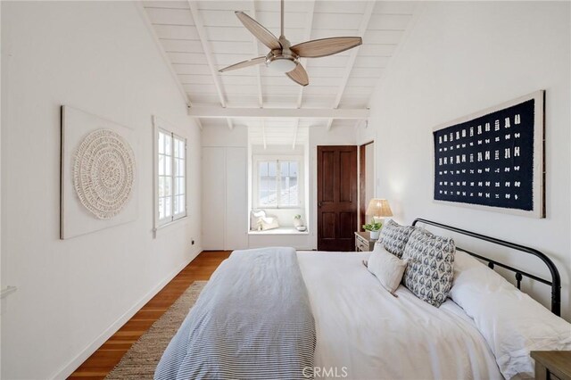 525 Manhattan Beach Blvd, Manhattan Beach, CA 90266 - bedroom featuring wood finished floors and ceiling fan