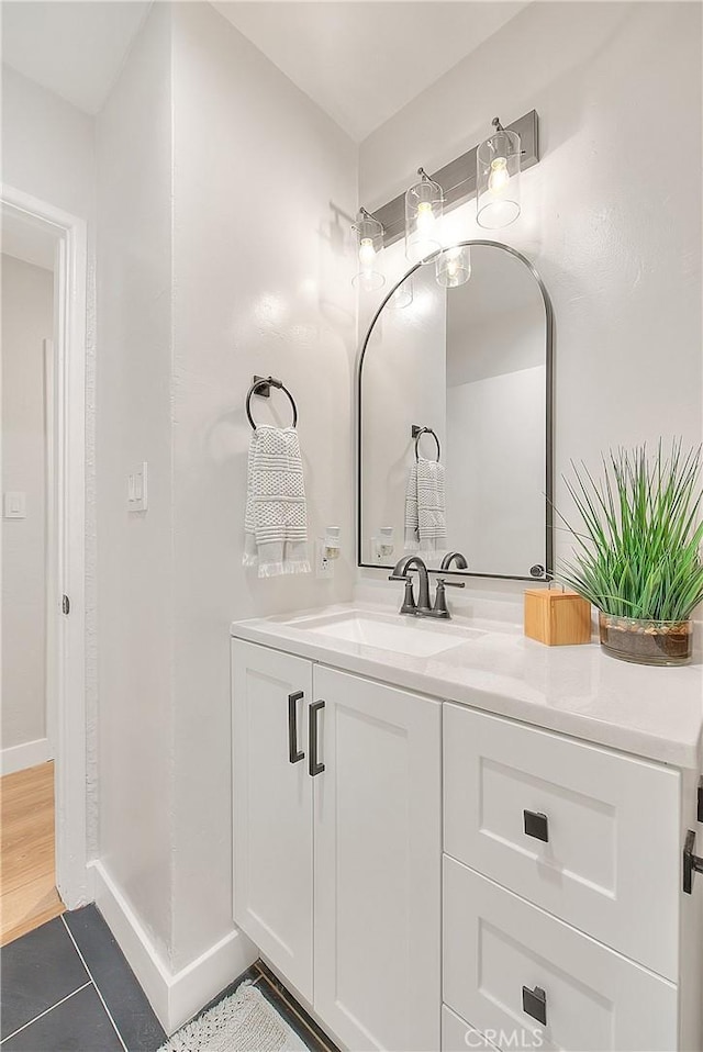 3096 Panorama Rd Unit A, Riverside, CA 92506 - bathroom with vanity and tile patterned floors
