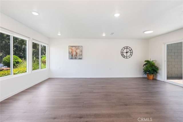 3066 Via Serena S Unit A, Laguna Woods, CA 92637 - spare room featuring wood finished floors and recessed lighting