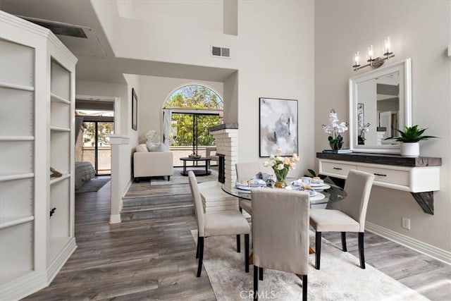 17202 Corbina Ln Unit 208, Huntington Beach, CA 92649 - dining room with wood finished floors and baseboards