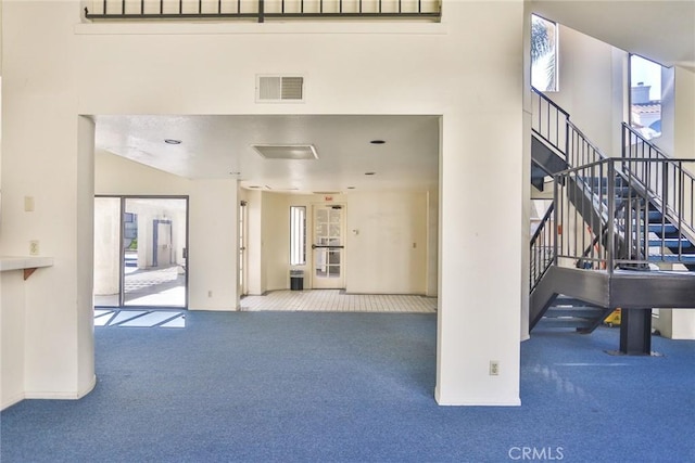 17202 Corbina Ln Unit 208, Huntington Beach, CA 92649 - staircase with carpet flooring and healthy amount of natural light