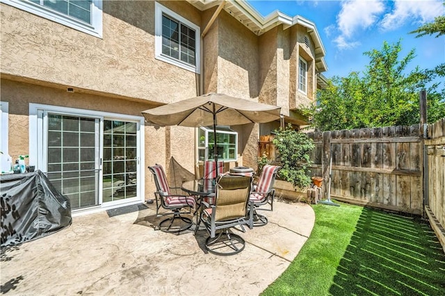 1465 E Lexington Ave Unit 4C, El Cajon, CA 92019 - fenced backyard featuring a patio area