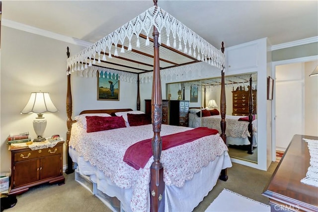 2205 Via Mariposa E Unit A, Laguna Woods, CA 92637 - carpeted bedroom with crown molding