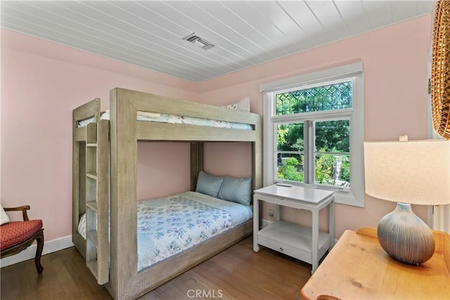 28233 N Shore Rd, Lake Arrowhead, CA 92352 - bedroom with wood finished floors