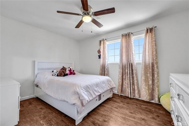 5005 Pearblossom Dr, Riverside, CA 92507 - bedroom featuring wood finished floors and a ceiling fan