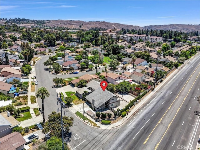 5005 Pearblossom Dr, Riverside, CA 92507 - aerial perspective of suburban area with a mountain backdrop