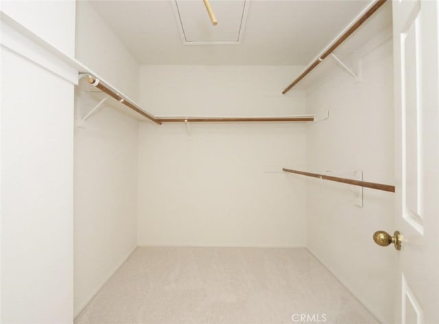 34 Via Capri, Rancho Palos Verdes, CA 90275 - spacious closet featuring carpet floors and attic access
